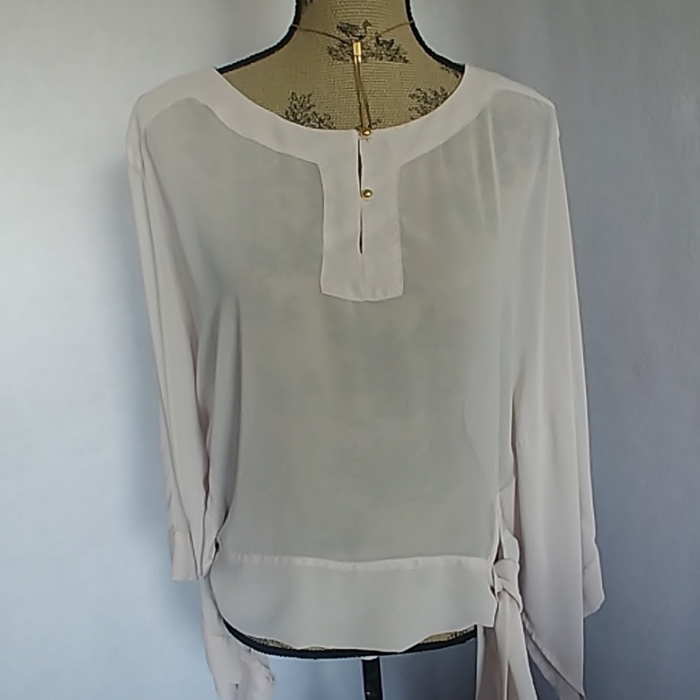 Jennifer Lopez Sheer Kimono Blouse Top